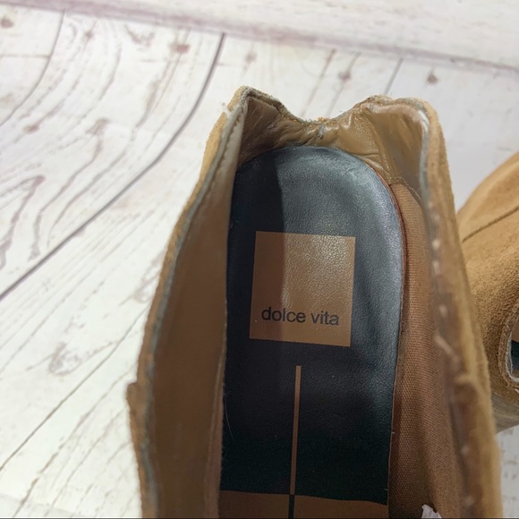 Dolce Vita Slip On Mules Western Suede Bootie 11 - Picture 8 of 11